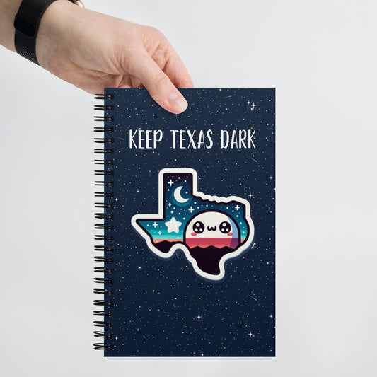 Notebook Astronomy Gift Notebook Texas Skies Notebook Texas Dark Notebook Gift Texas