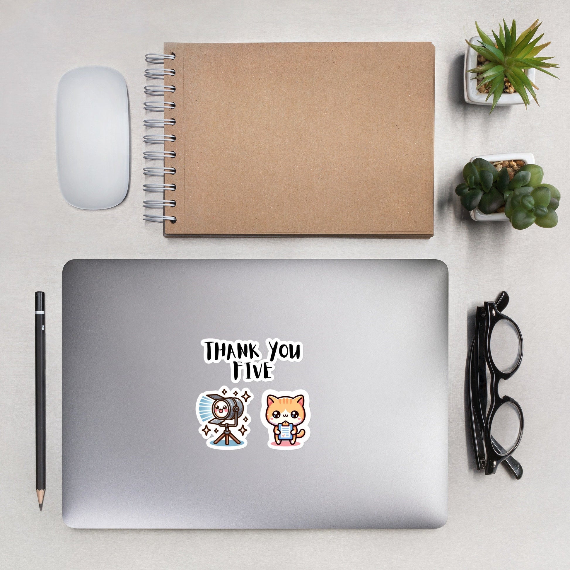 Thank you, Five. Stage Manager sticker theatre humor backstage jokes actor humor Bubble-free stickers