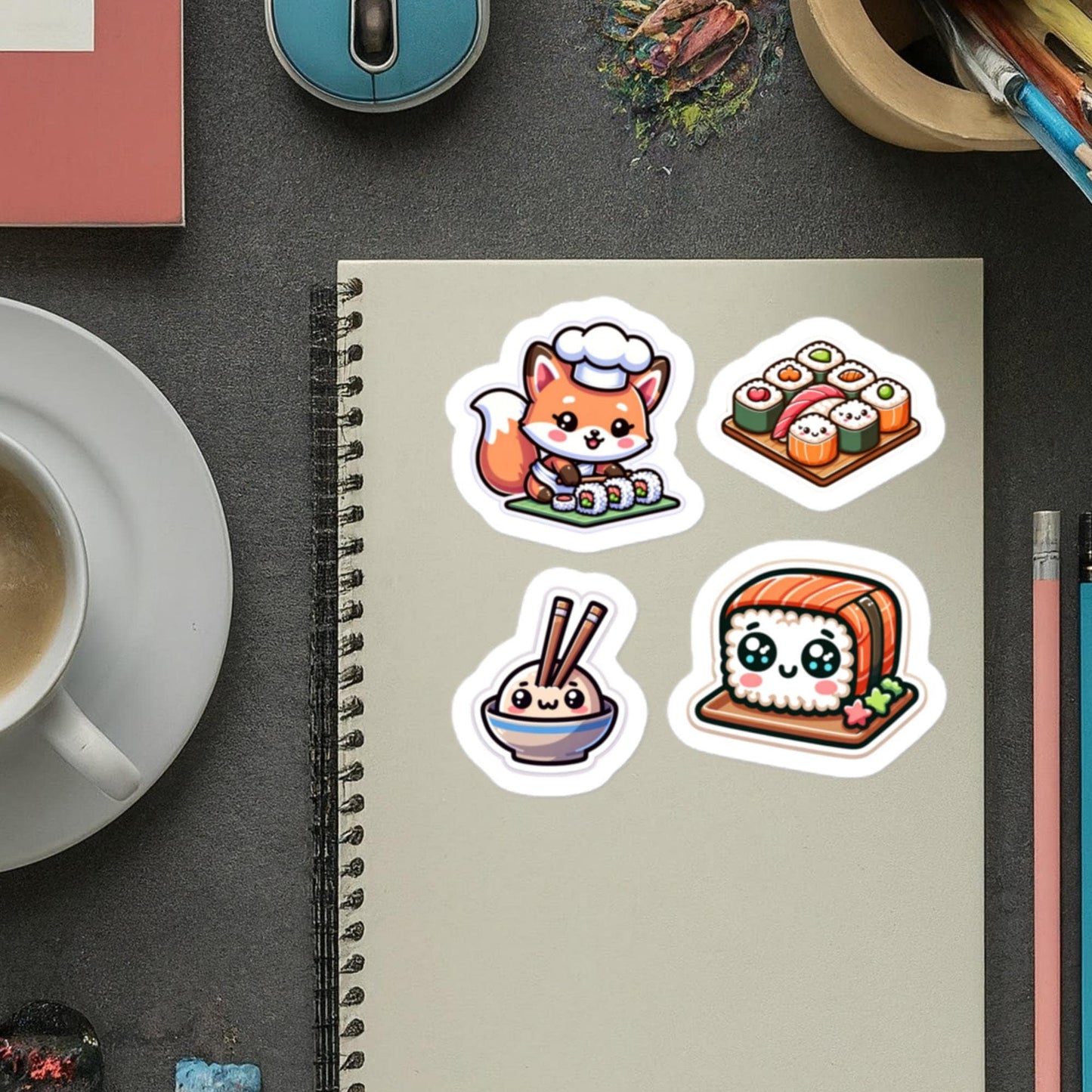 Stickers Sushi Chef Food Humor Stickers Chef Baking Sushi Stickers Food Humor Kitchen Humor Gift Sushi Stickers