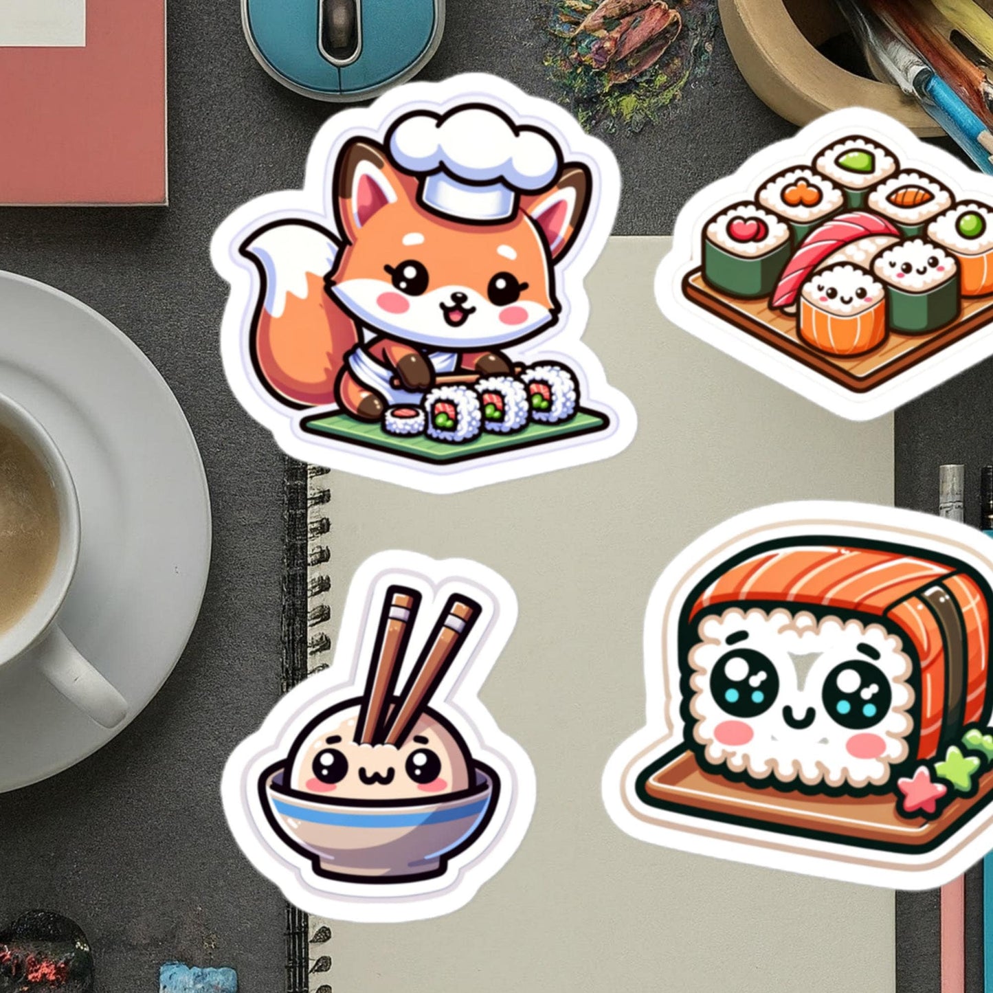 Stickers Sushi Chef Food Humor Stickers Chef Baking Sushi Stickers Food Humor Kitchen Humor Gift Sushi Stickers