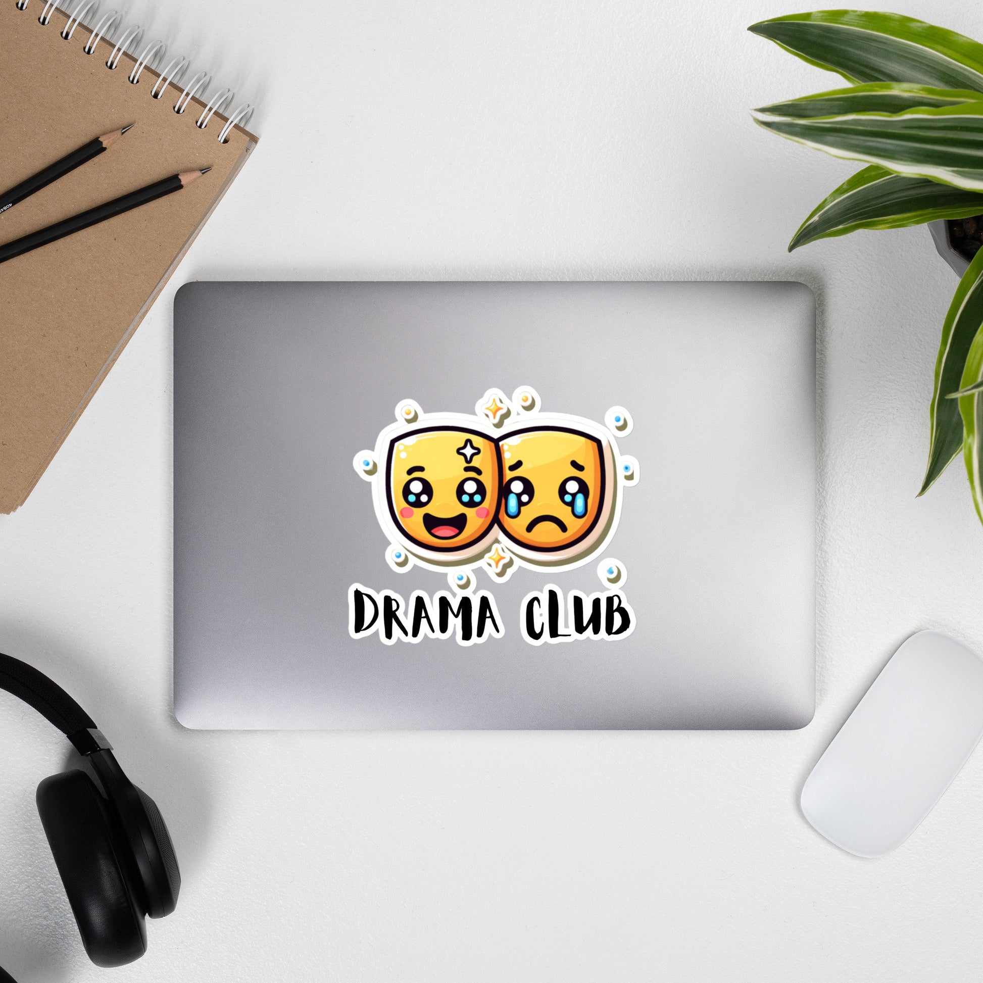 stickers drama club school theater stickers theater club drama masks stickers drama stickers