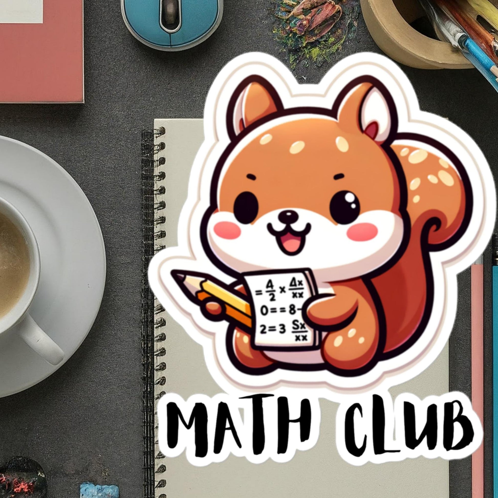 Stickers Math Club School Clubs Sticker Math Gifts Teacher Student Stickers Math Club