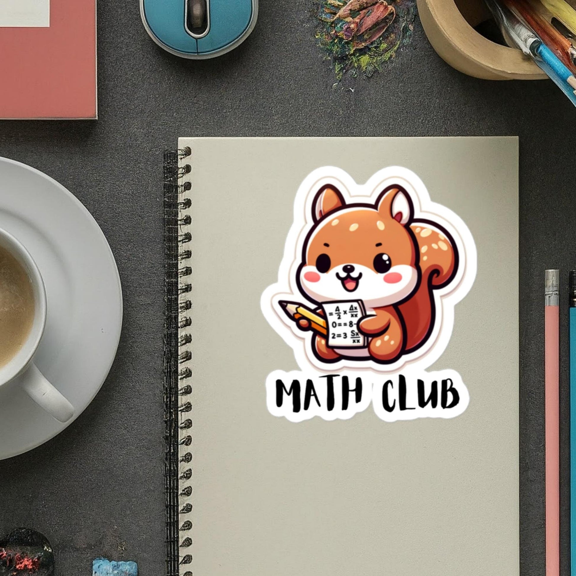 Stickers Math Club School Clubs Sticker Math Gifts Teacher Student Stickers Math Club